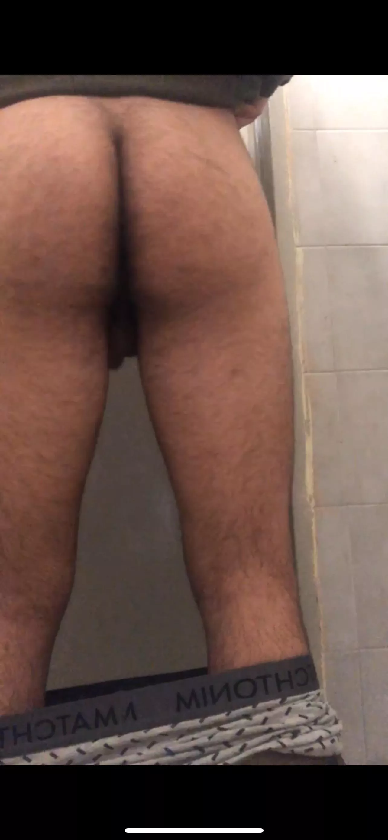 Hairy soldier ass
