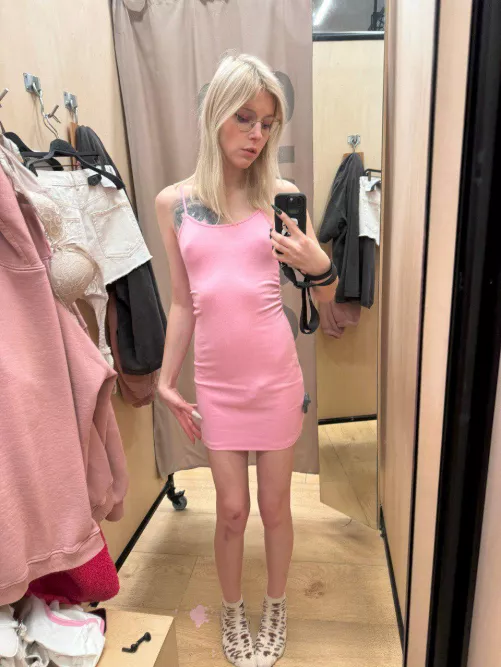 how's my new dress look?