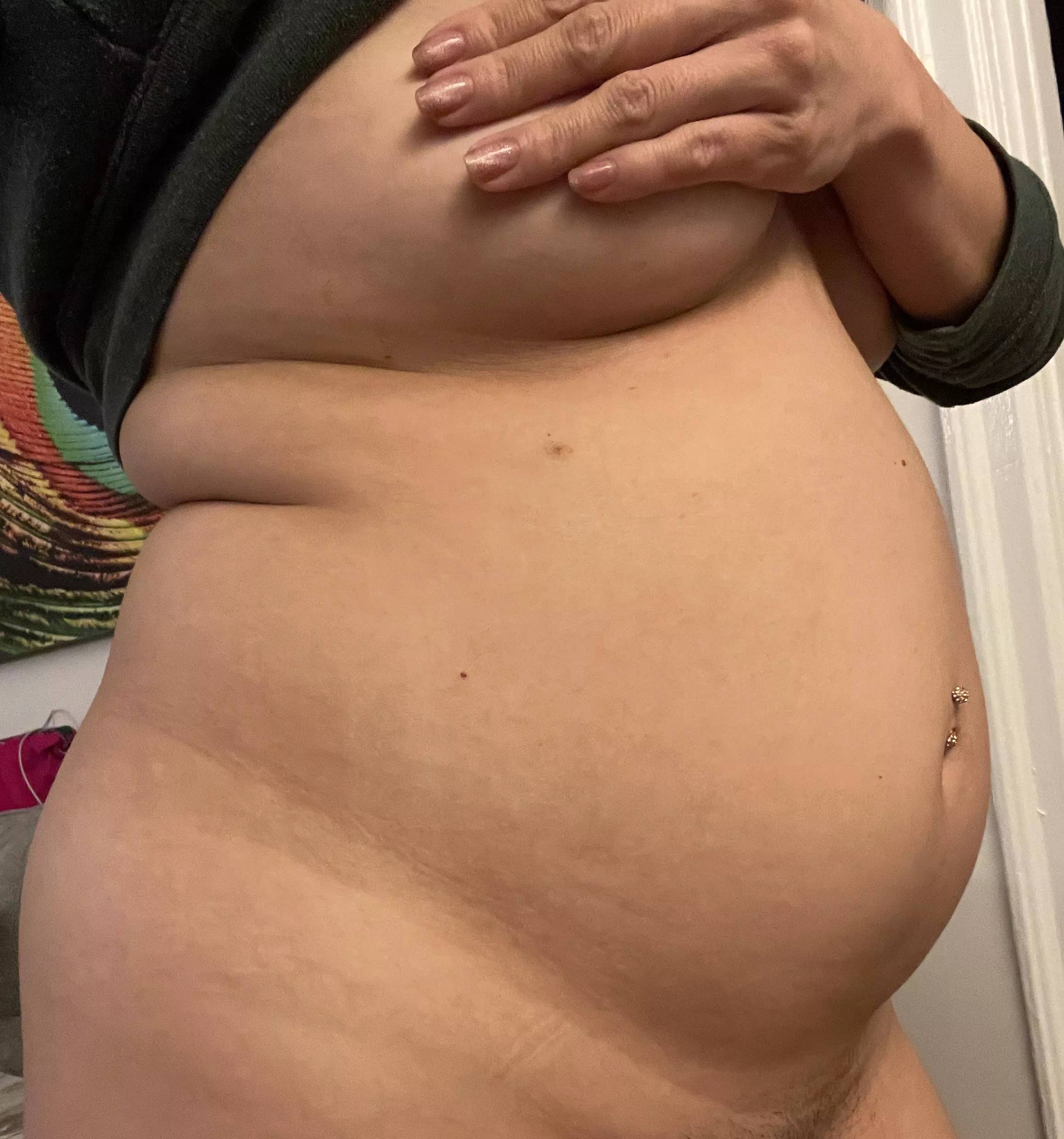 I think this belly is here to stay.