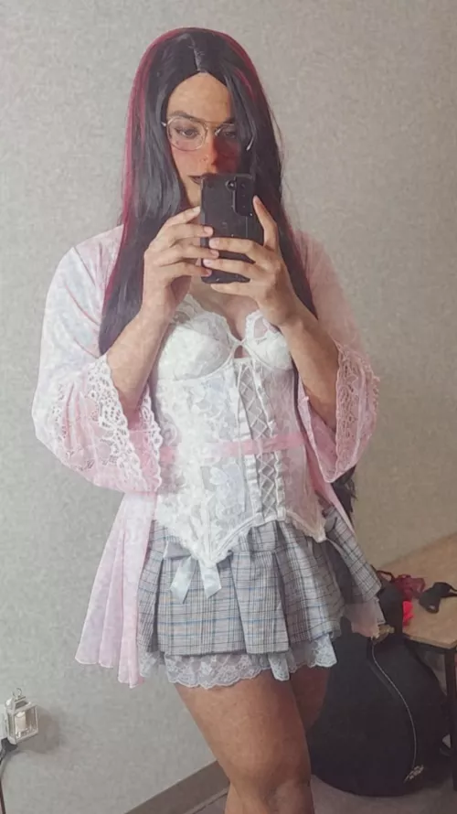 I thought I looked cute here.