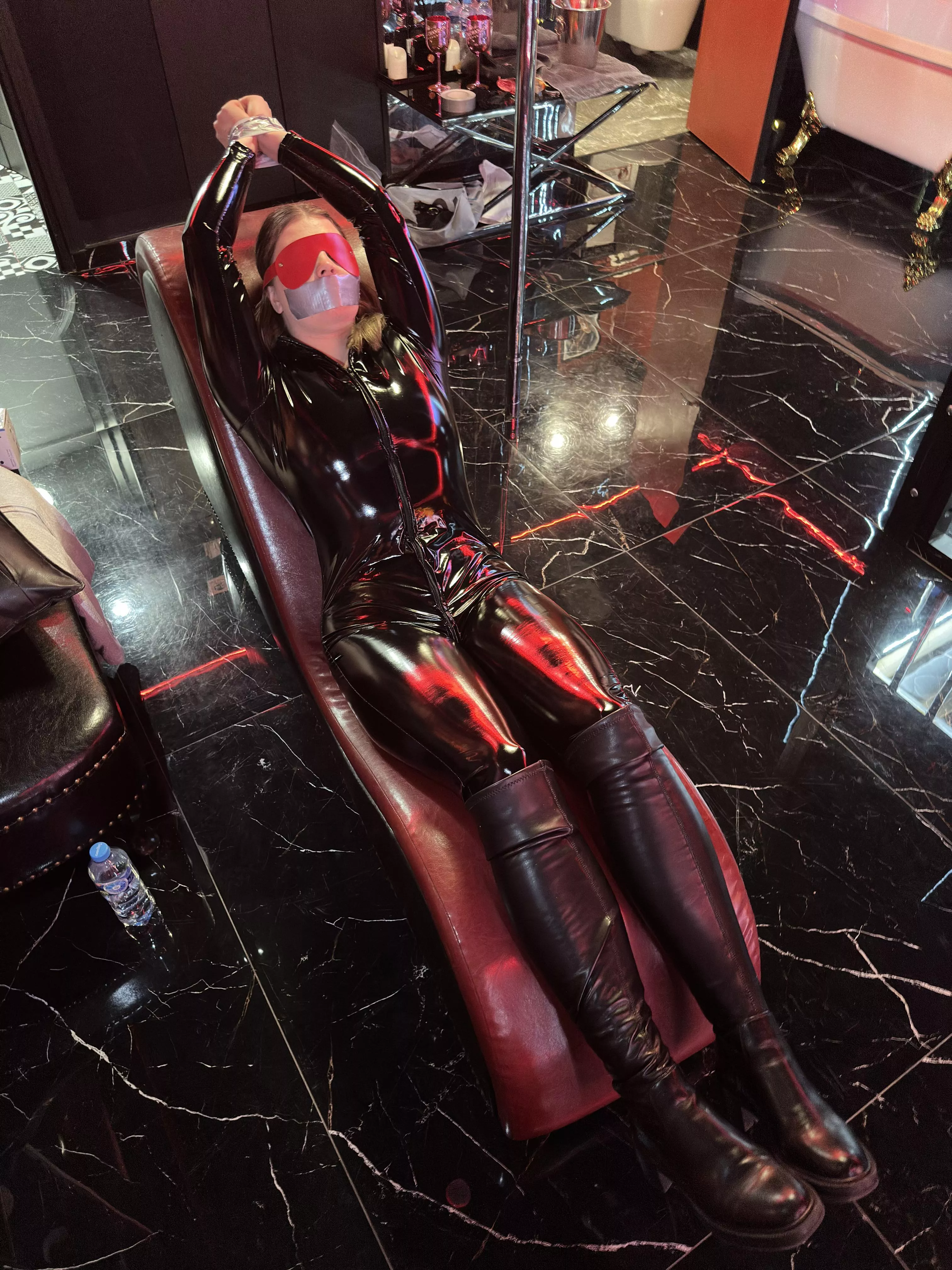 I'm tied up in basement sex dungeon [F]