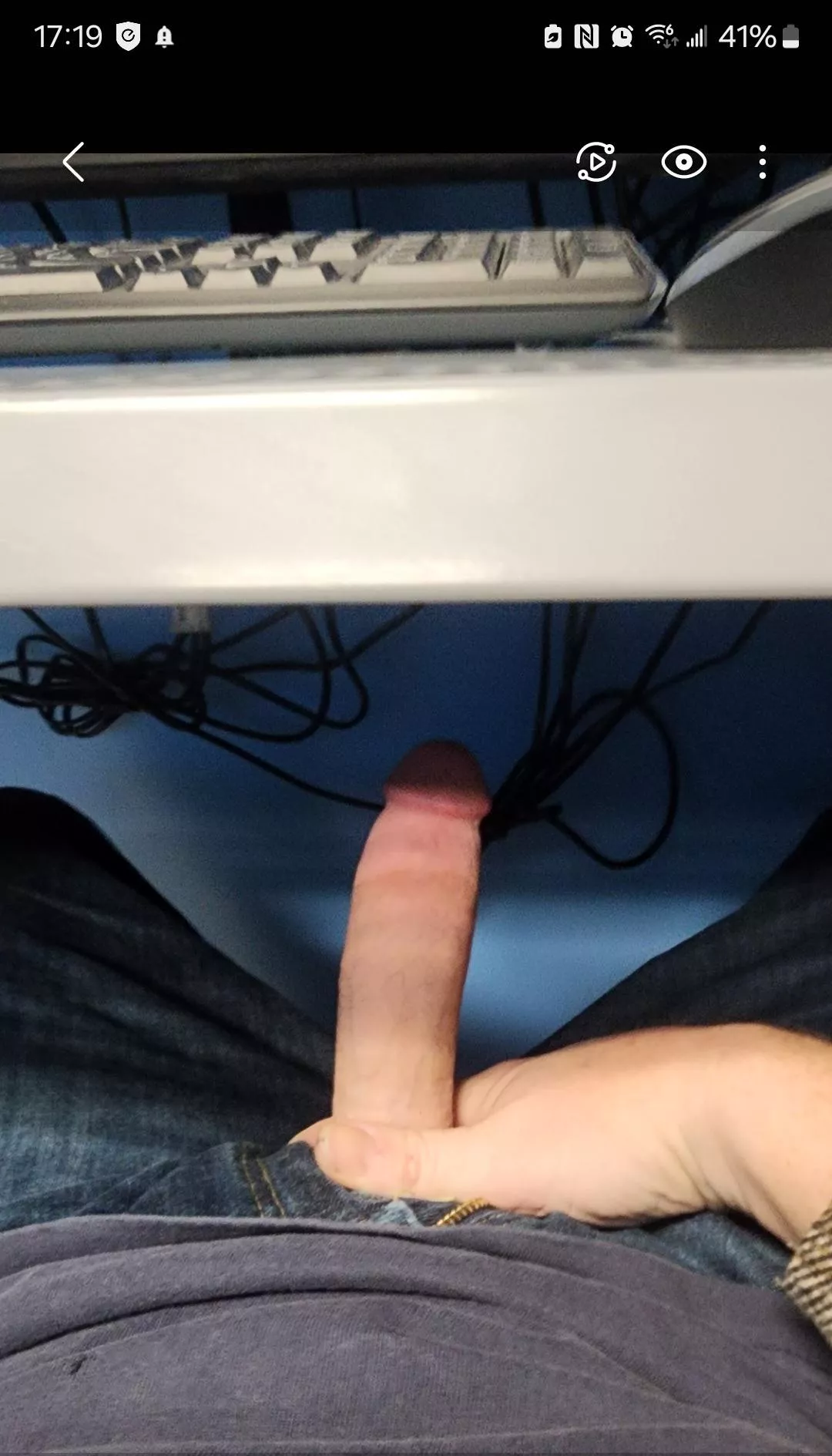 Just got this from hubby who's at work 🥵 any ladies wanna scratch an itch and let me watch 😈