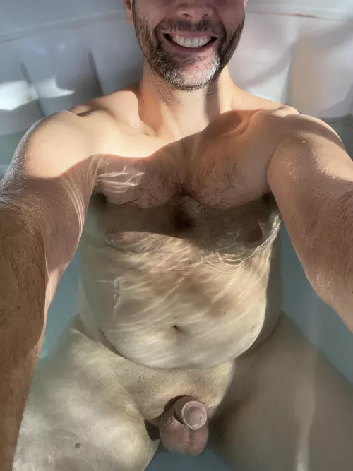 Just hanging in the hot tub. [m]