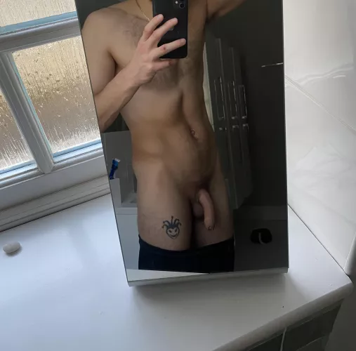 Me and my big soft dick felt artistic