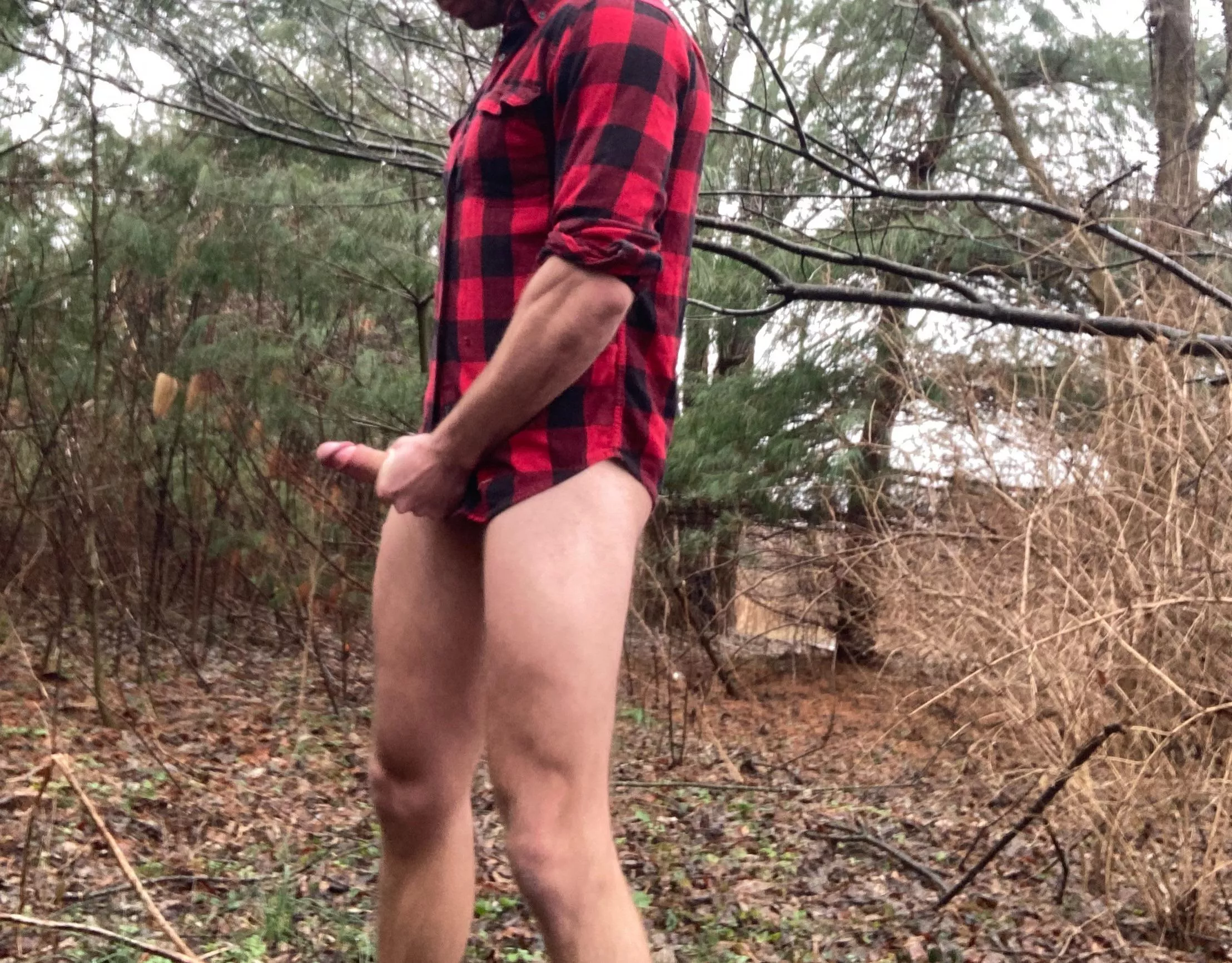 My cock requires that I get naked outside. I should give it what it wants, yeah? [37]