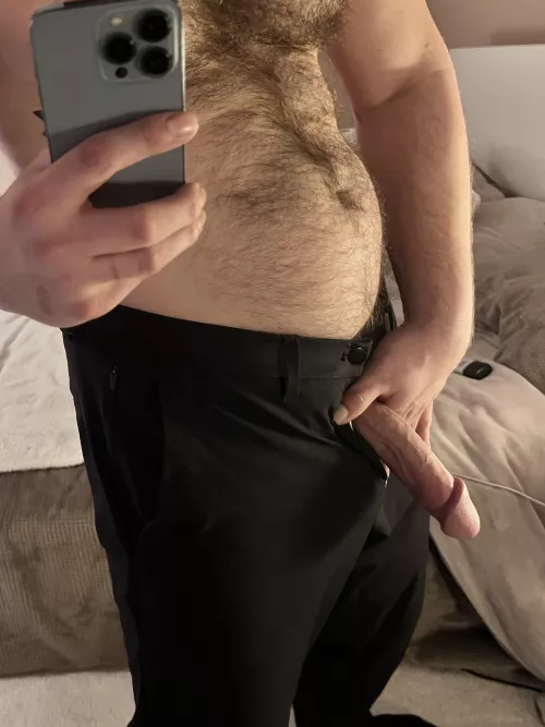 My cock was begging to be let out all day.