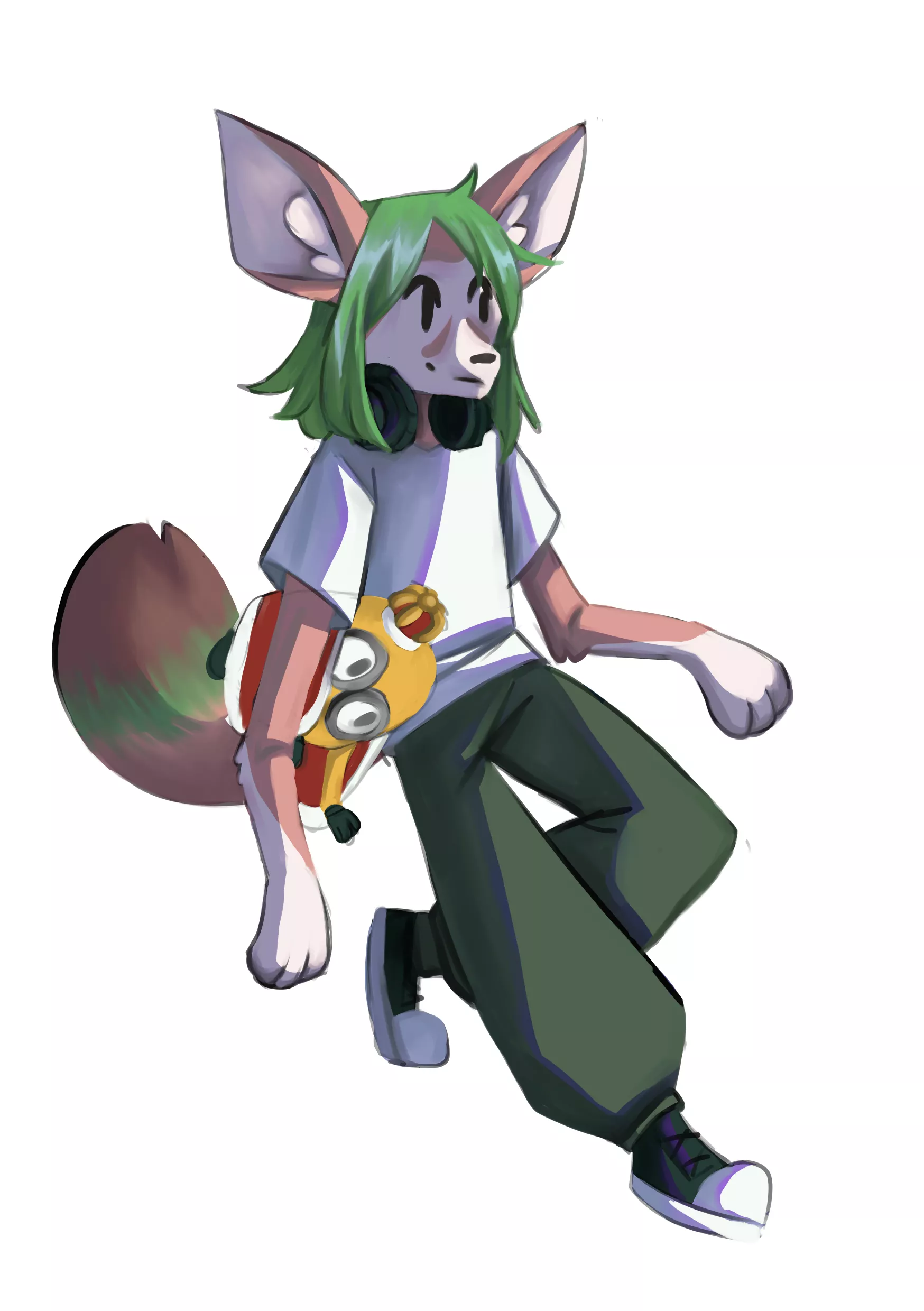 My first fursona! (Artwork done by a friend)