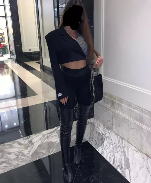 My first thigh high boots