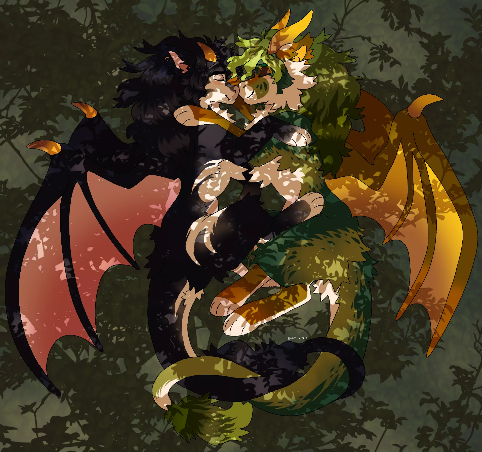 My sona & comfort OC cuddling 🫶