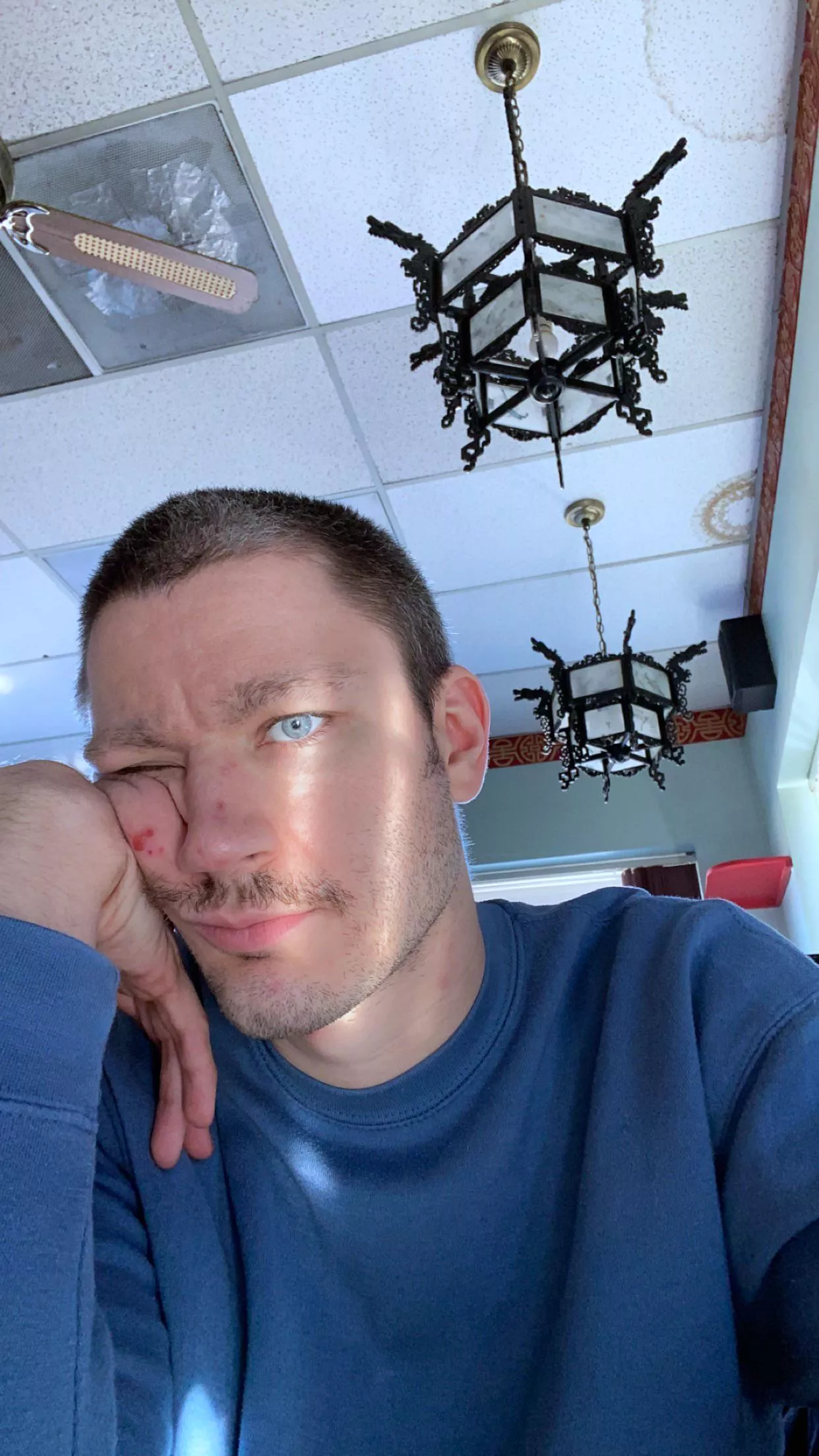 One half my body is asleep while slow at work One half my body is asleep while slow at work