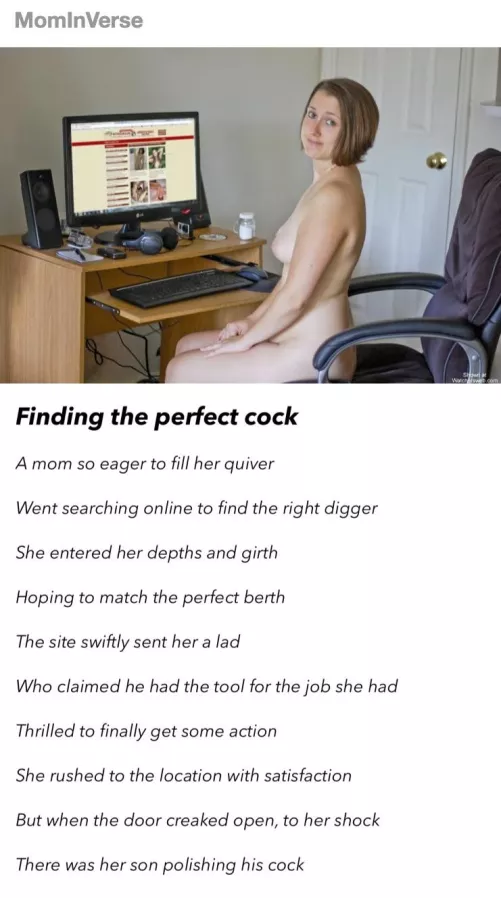 [POEM] A mom finding the perfect cock