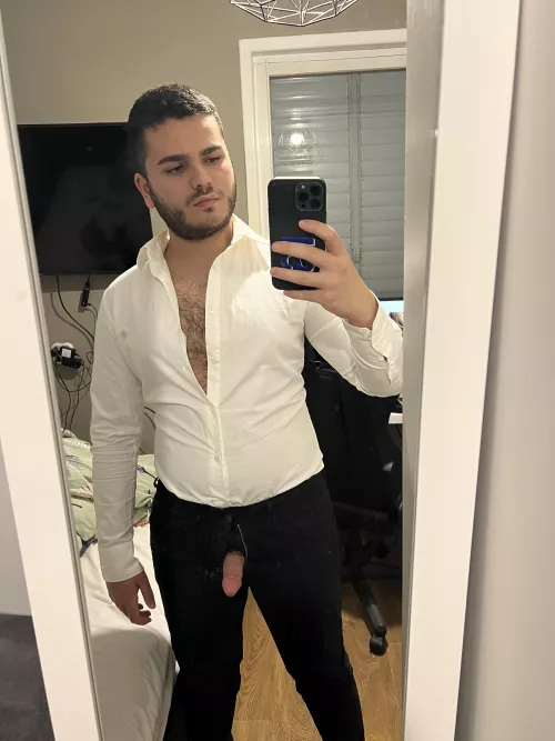 Quick nut in my suit before going out