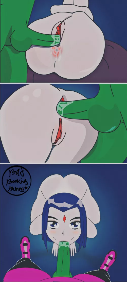 Raven [Teen Titans] (BadBonkingBunny)