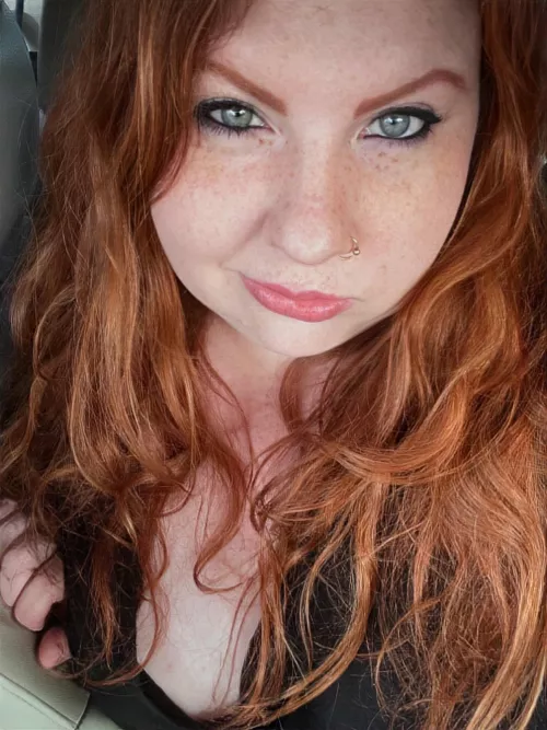 Red hair + green eyes? You never stood a chance