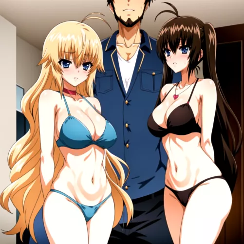 Reina & Miyu about to start the producer's special training (I☆Can)