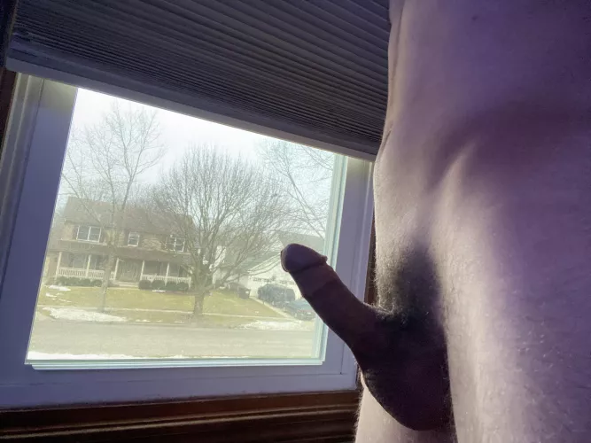 Showing off to neighbors!