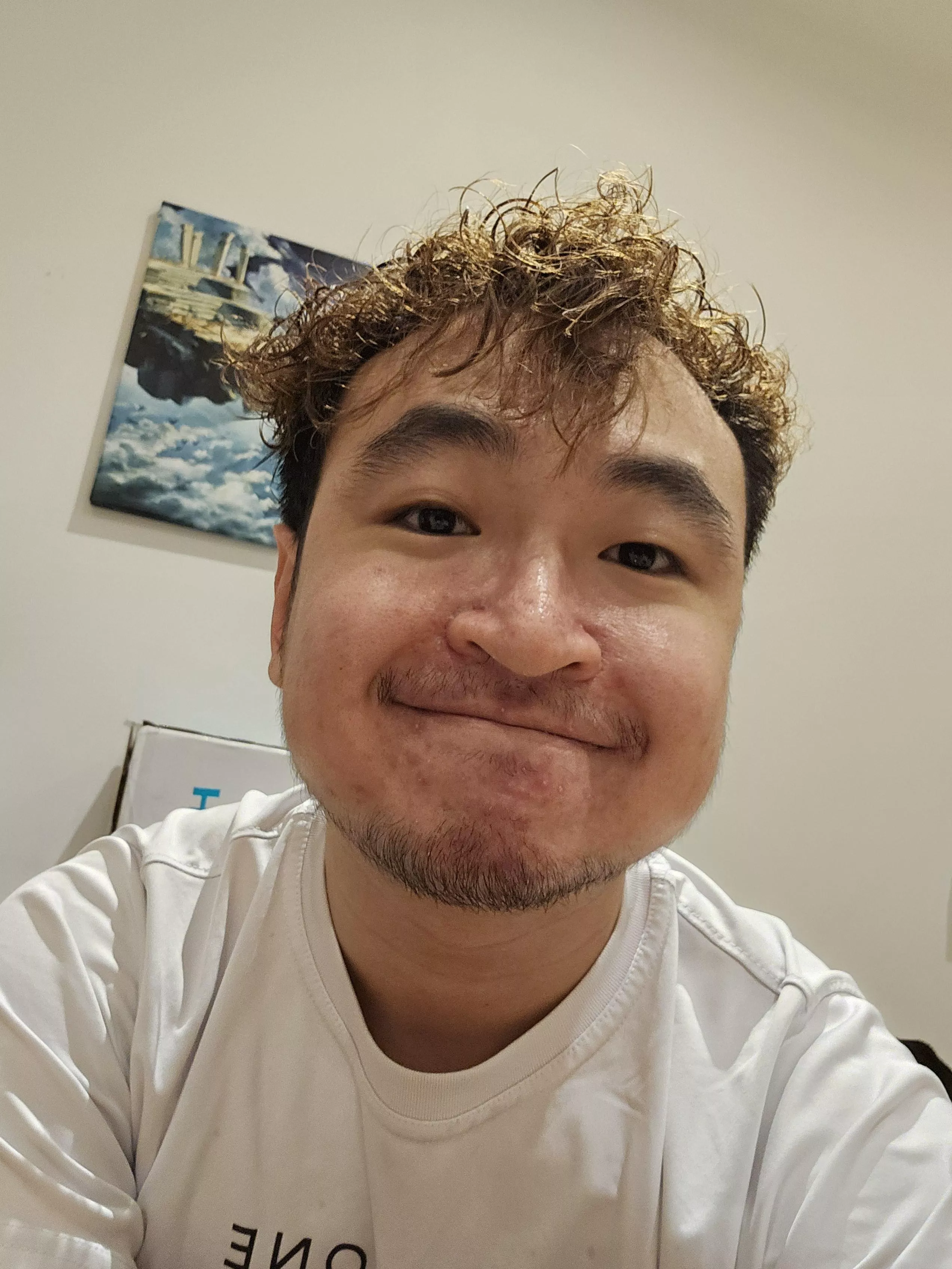 Slowly growing a beard