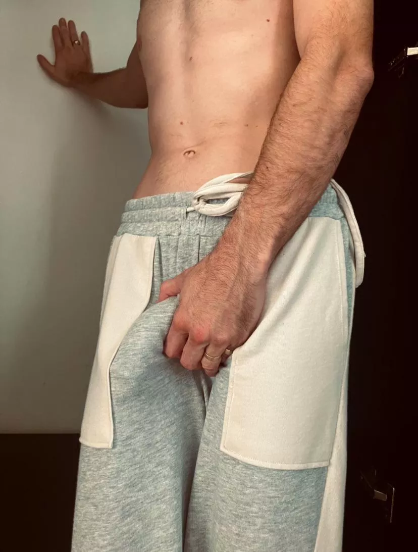 Soft in my sweats at the gym