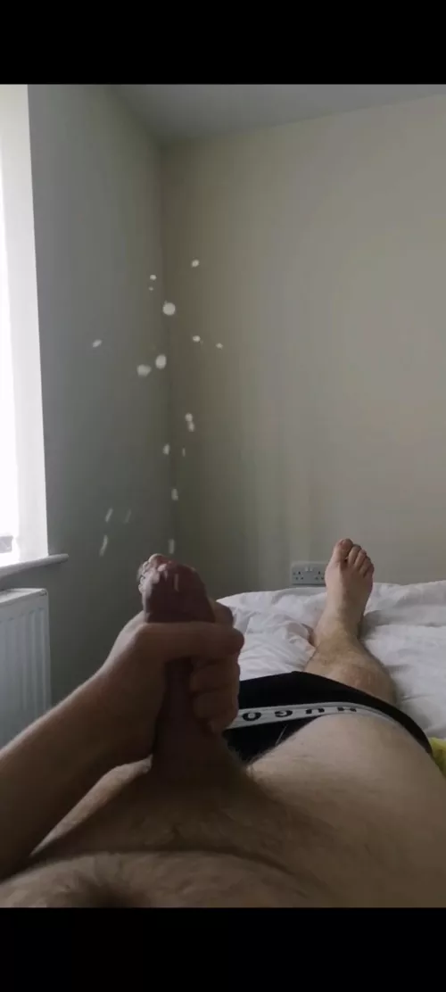 Spray it don't sat it...💦