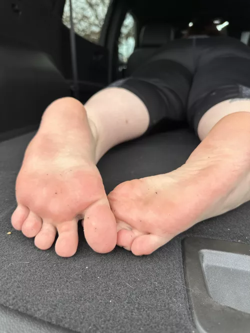 Take a nice whiff of my work feet size 9 and ready to make your day