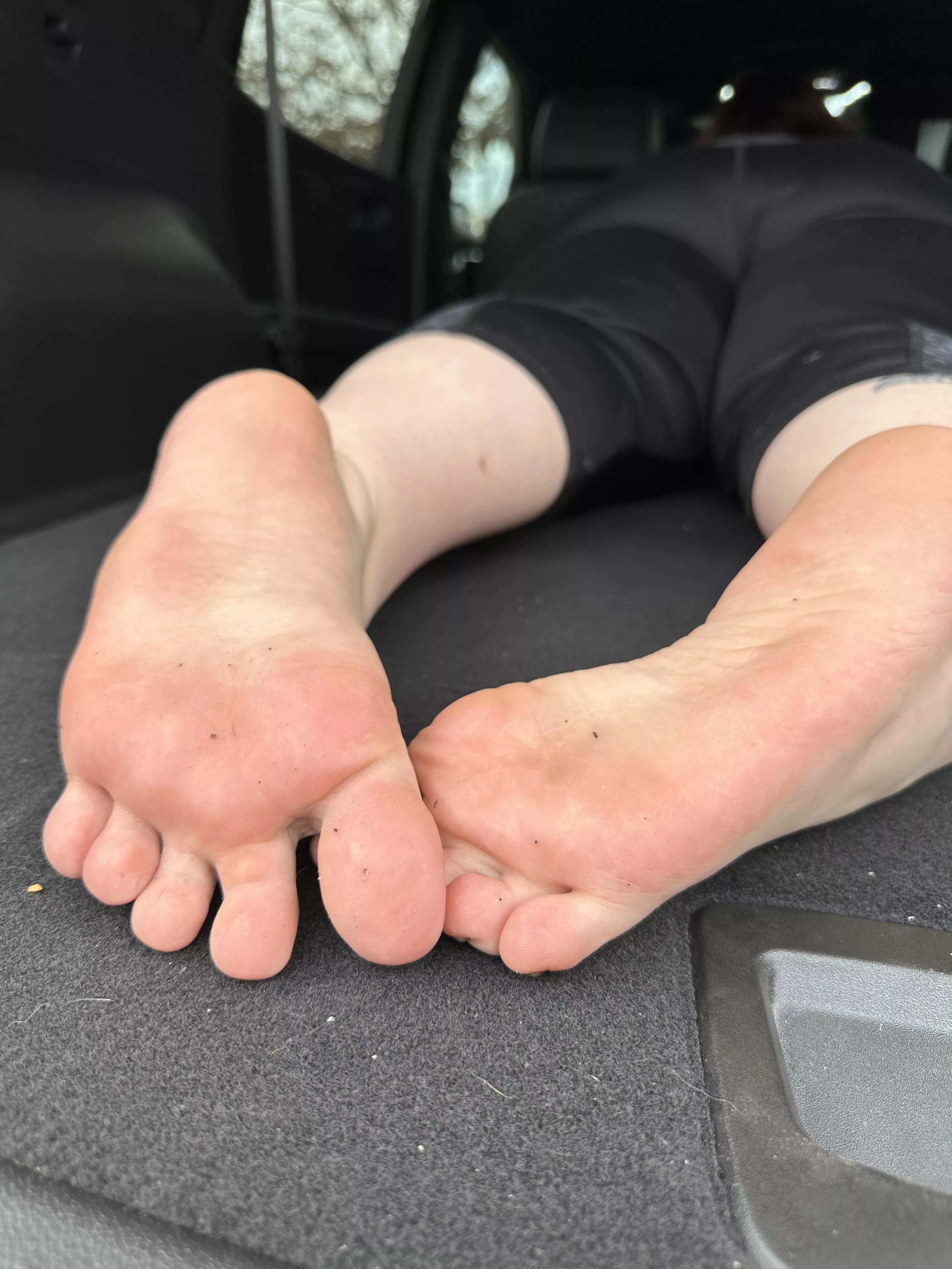 Take a nice whiff of my work feet size 9 and ready to make your day