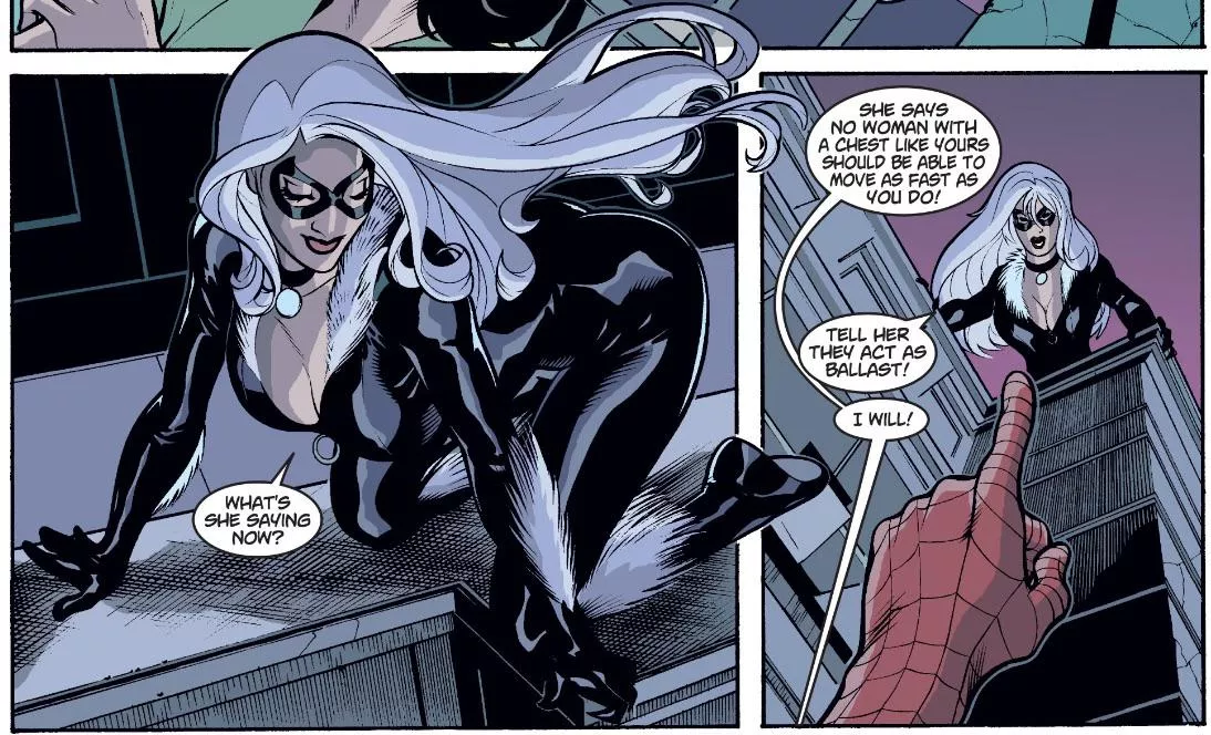 They act as Ballast [Spider-Man/Black Cat: The Evil That Men Do #3 (2002)]