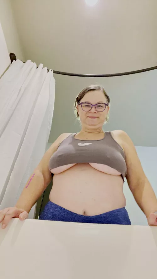 This top is too small so my big boobs keep falling out