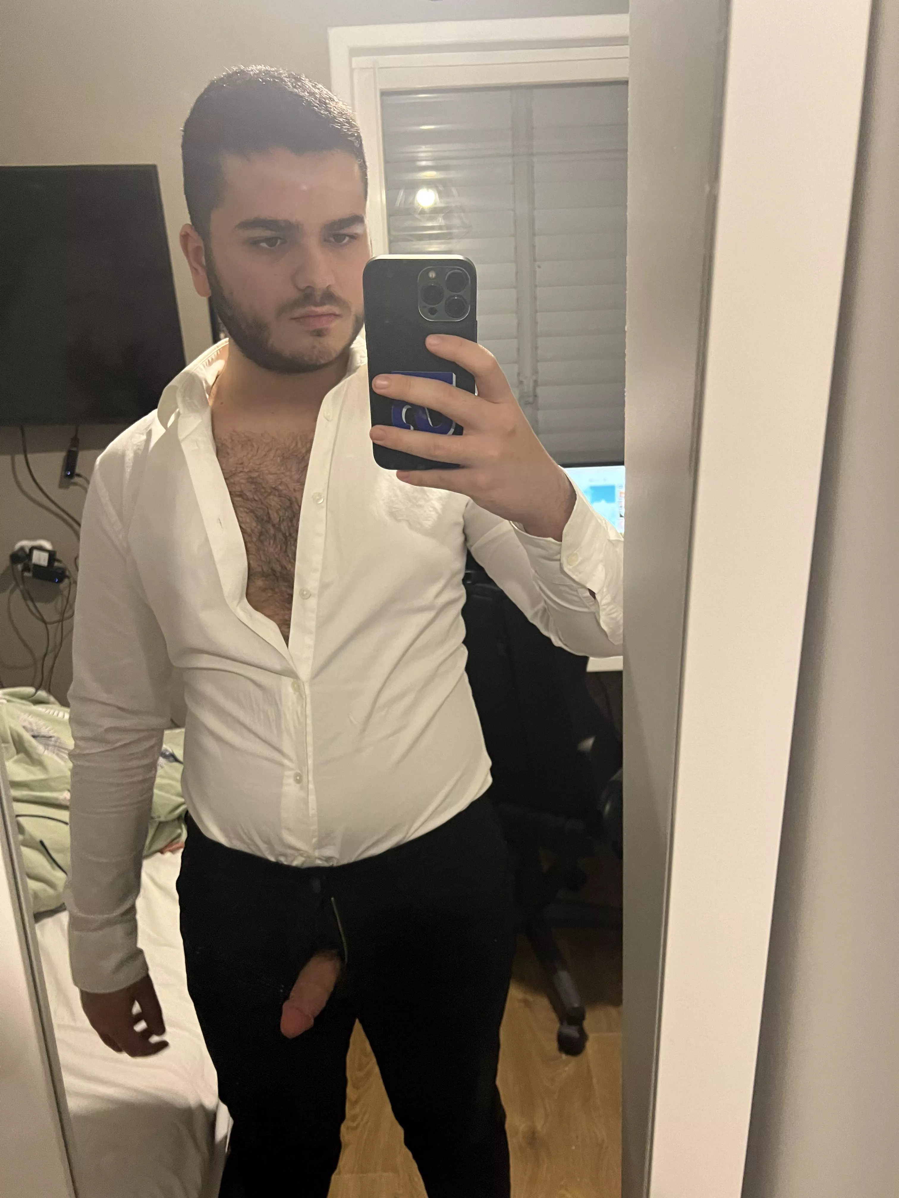 Very hairy inside the suit wanna see?