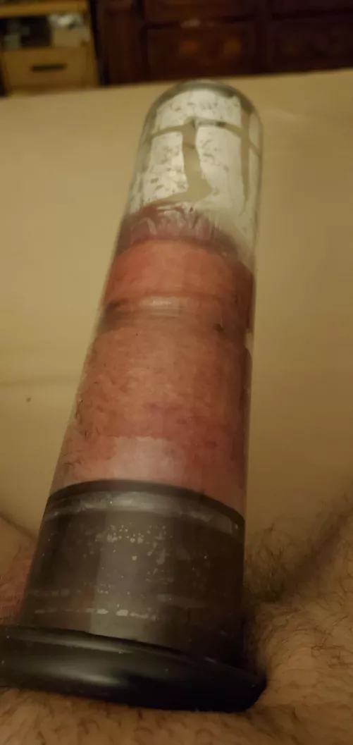 Waiting for the wife to get out of the shower