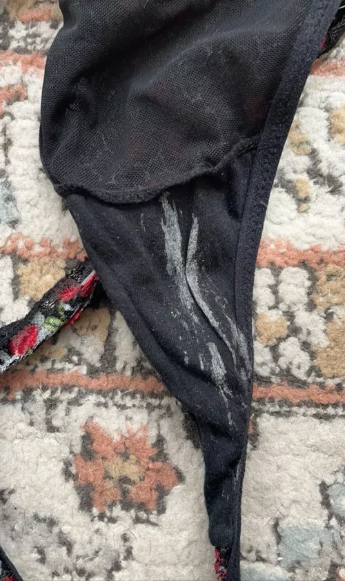 Wife’s worn thong from last night