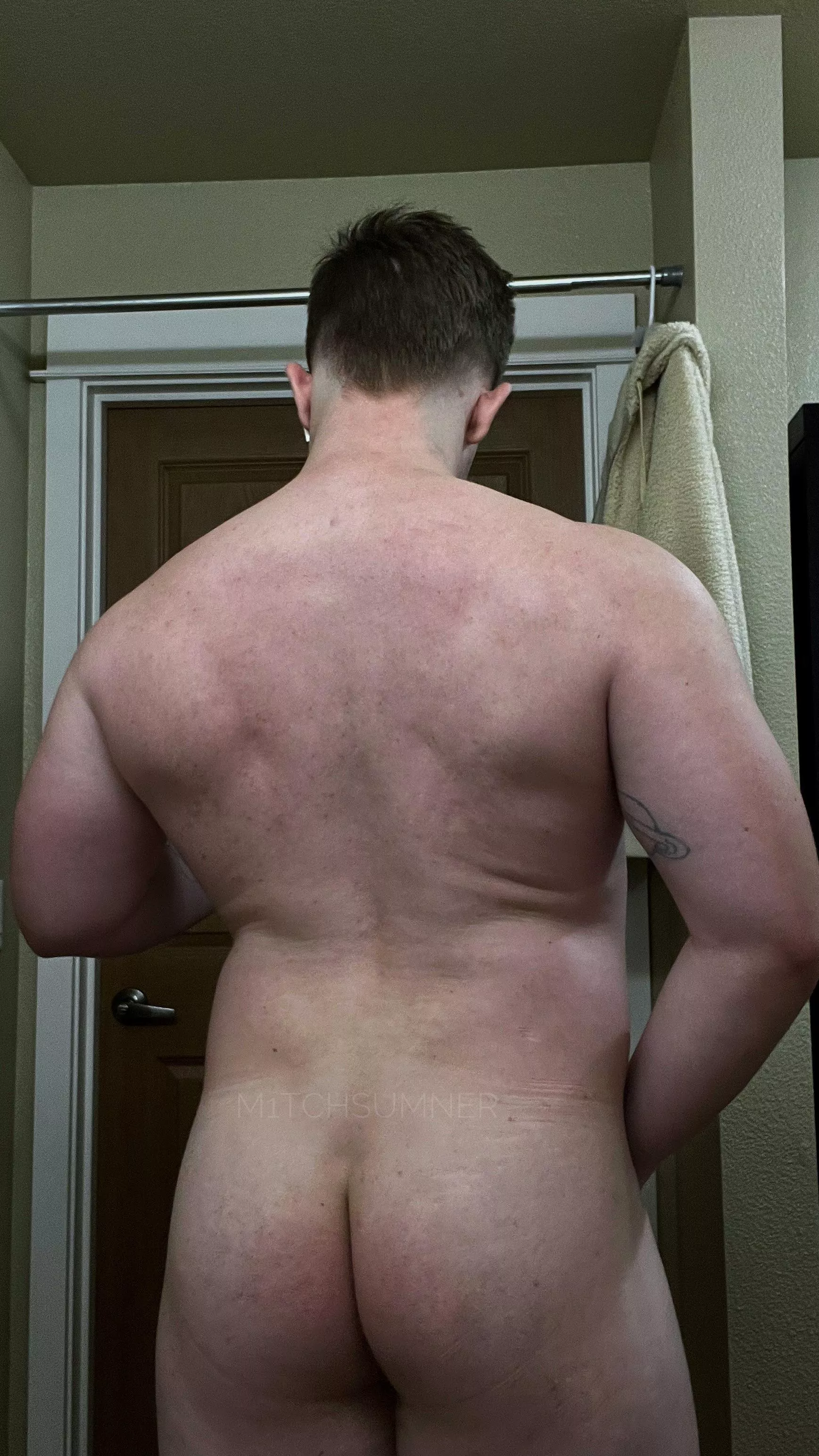 Would you mind putting some lotion on my back?