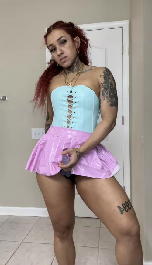 Your strap on Goddess is here, you should start bending over now