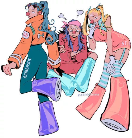 A female version of Buggy wouldn't be sexy and hot. The female version: