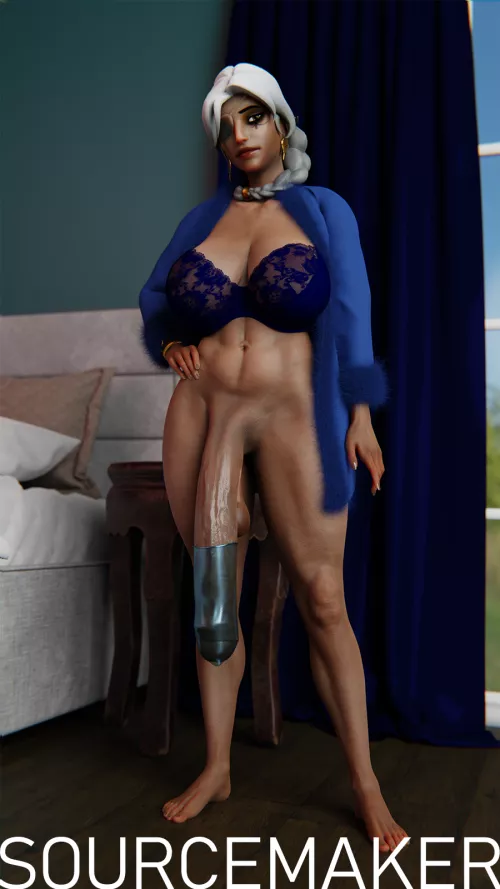 Anas's royal blue robe