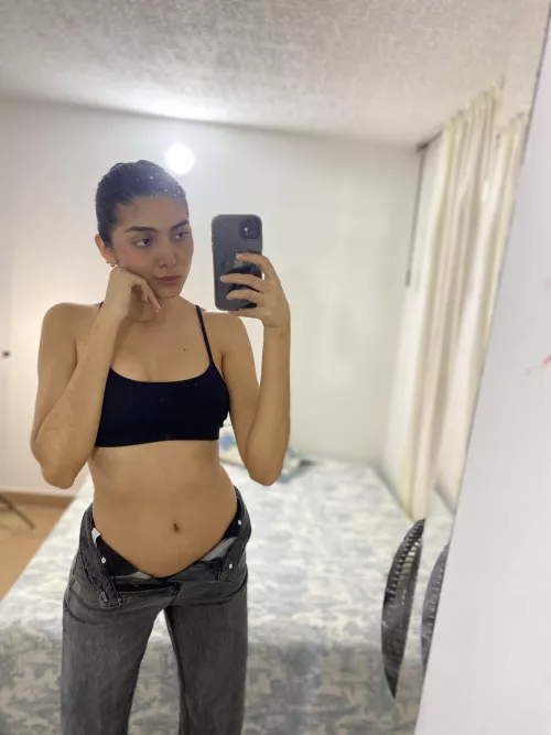 Black top is always gorgeous