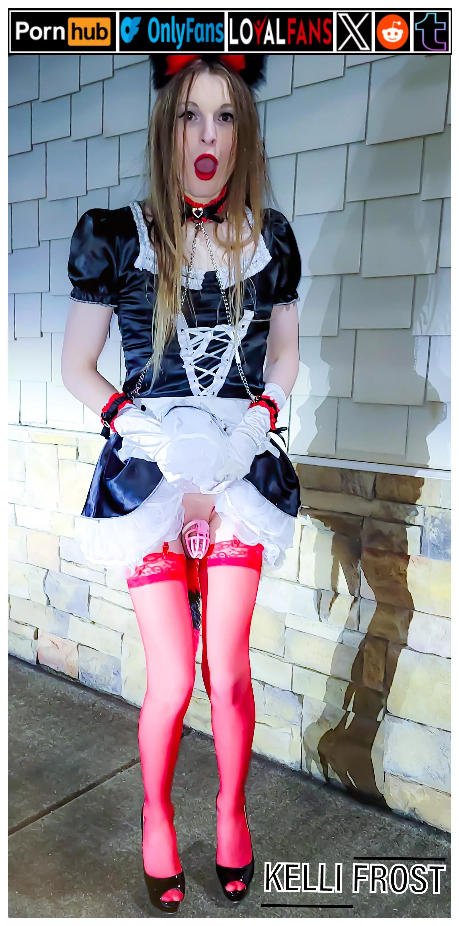 Caged! Plugged! Exposed! And IN PUBLIC!!!