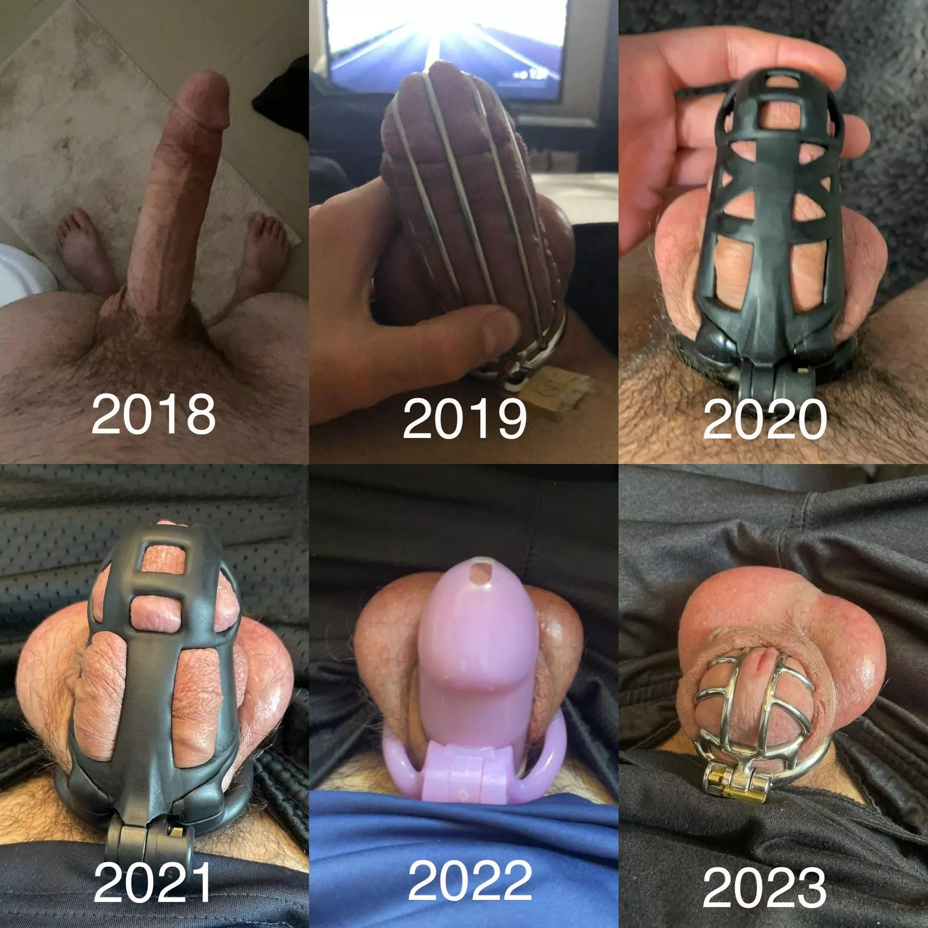 Chastity progress over ~5 years