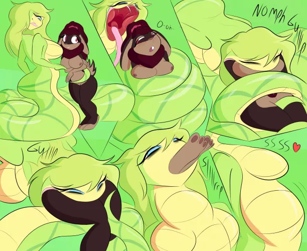 {Comic} A snake's favorite meal (Art by JackMunchy)