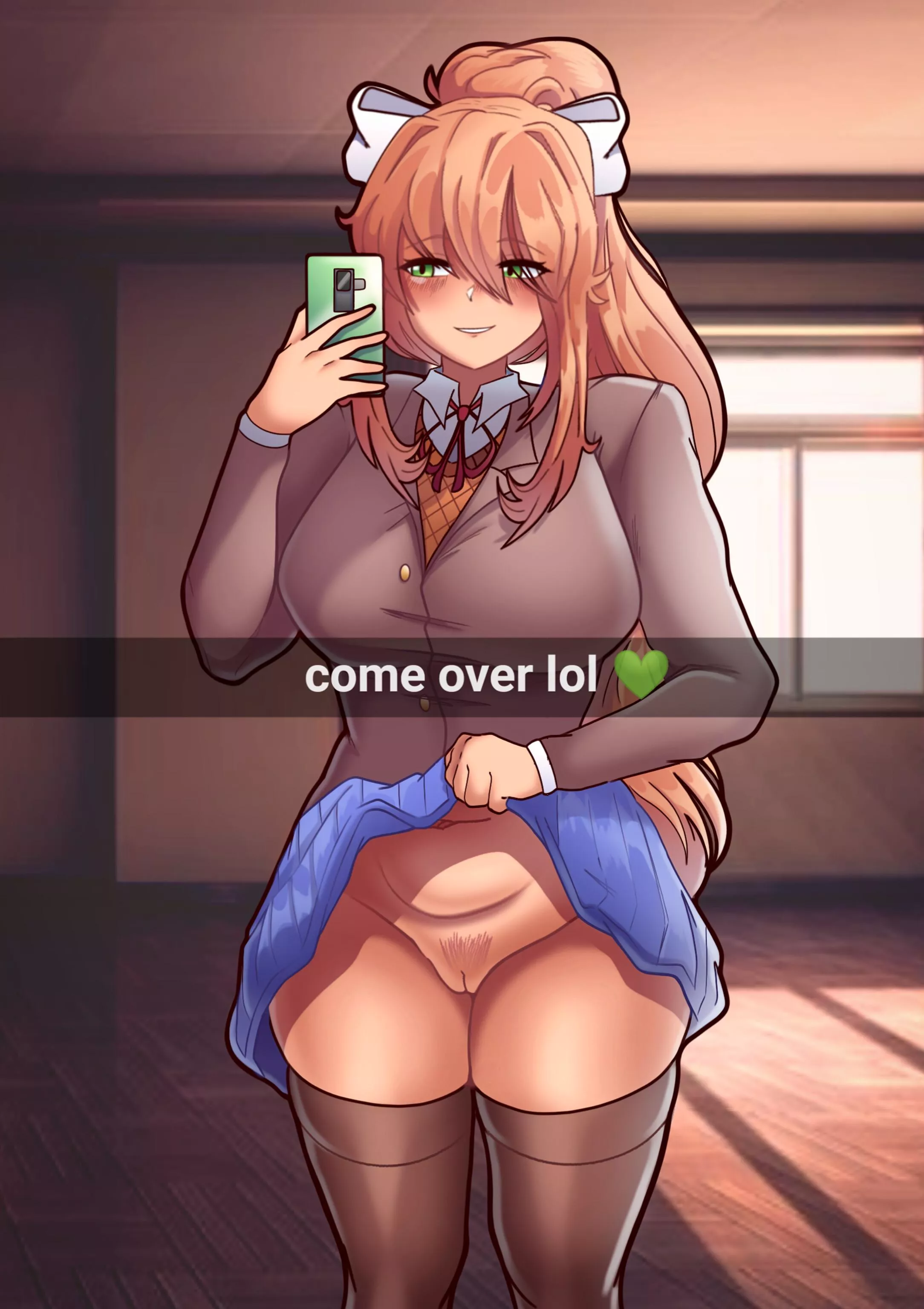 Do you accept Monika's invite? (OC)