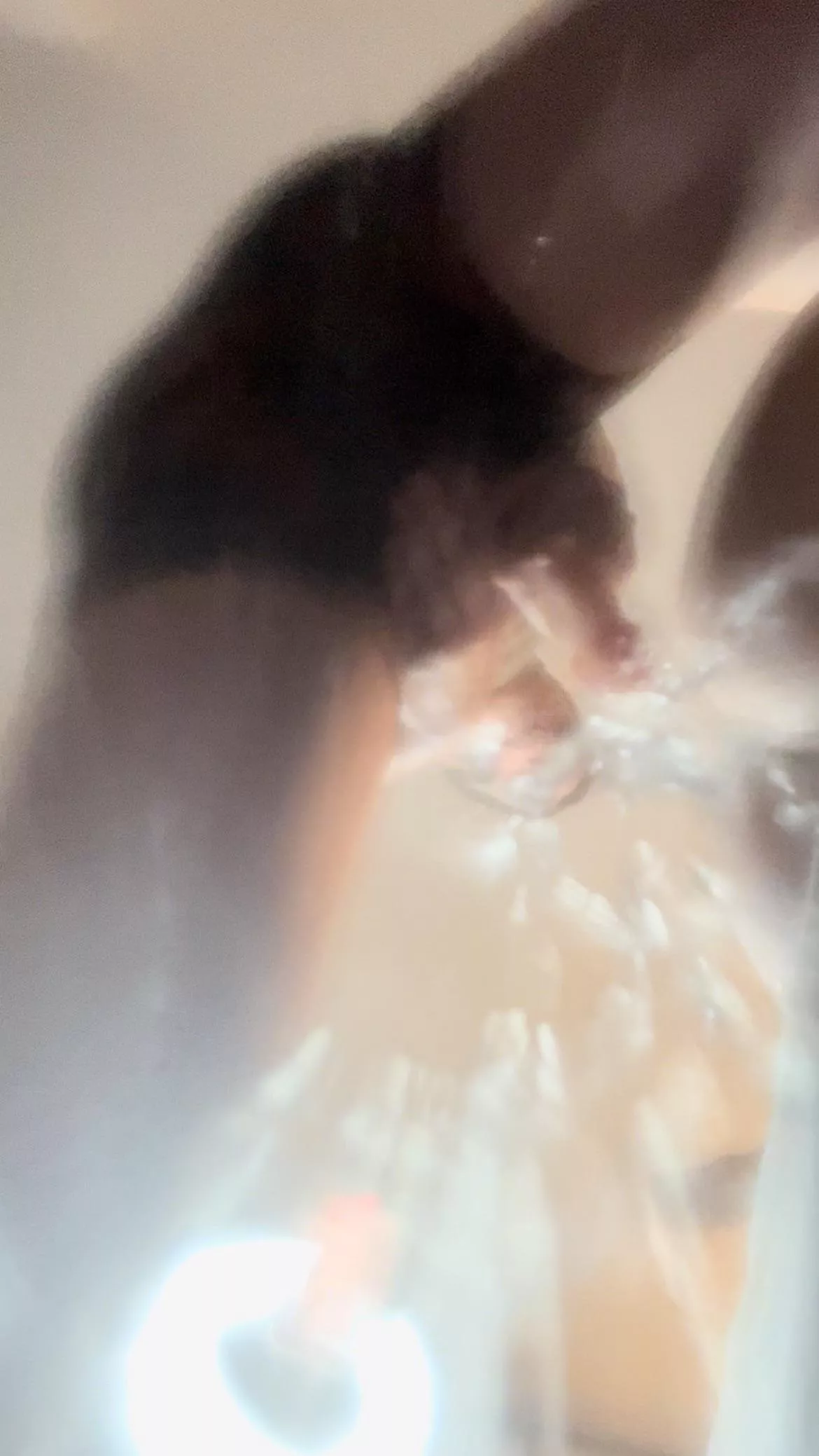 First time having my bf pee inside me and we decided to put the camera underneath us for an awesome view of the pull-out, piss going everywhere! Very happy with it!