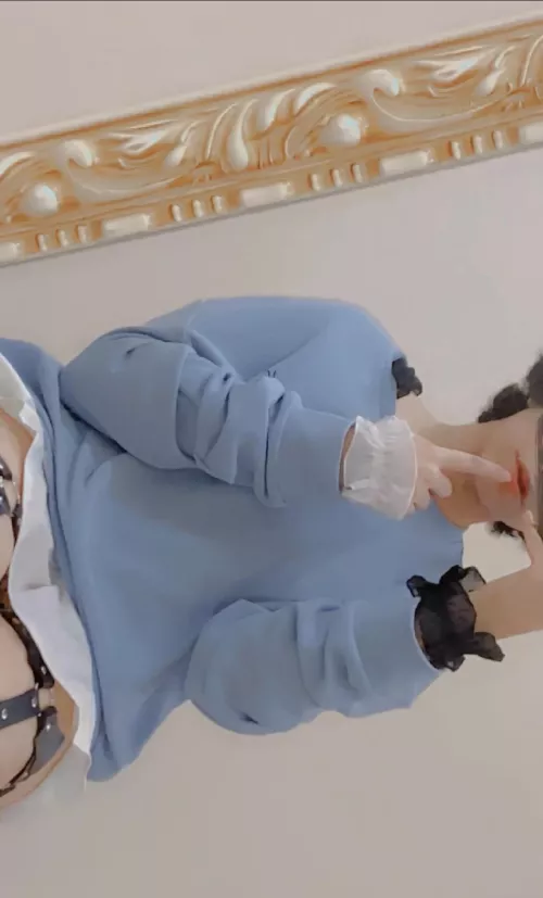 First time wearing bright colored lipstick..