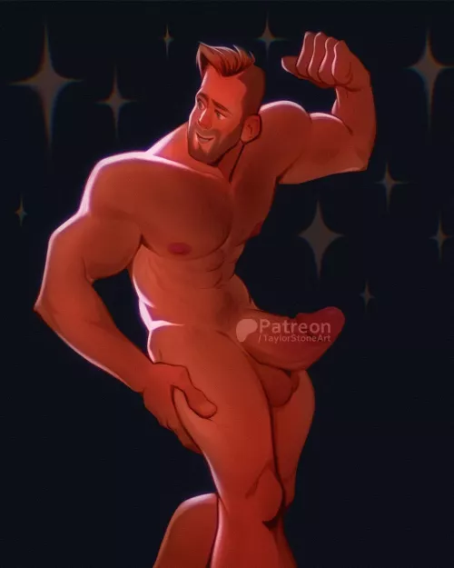 Flexing (Art by me @taylorstoneart)