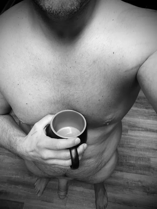 Gray day, need to warm up for the afternoon round