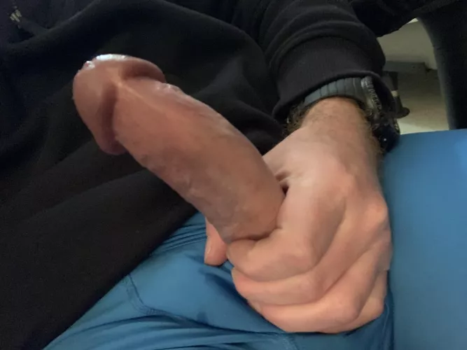 I could really use a woman touch to drain me dry at the station.