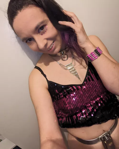 I got my new Neosteel chastity belt 🥰