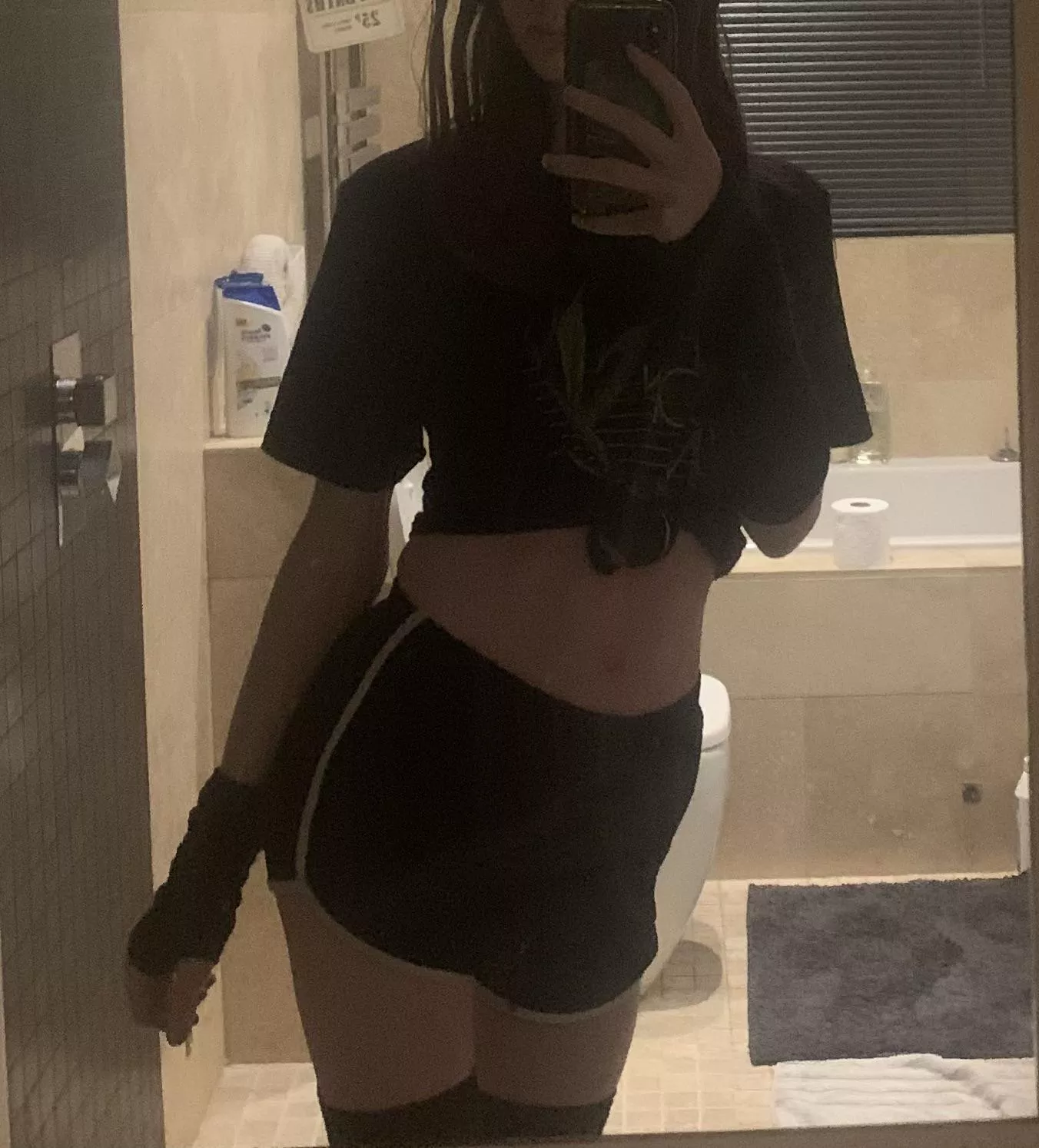 i should probably go to sleep but it’s the only time i get to look like this :/ … :3