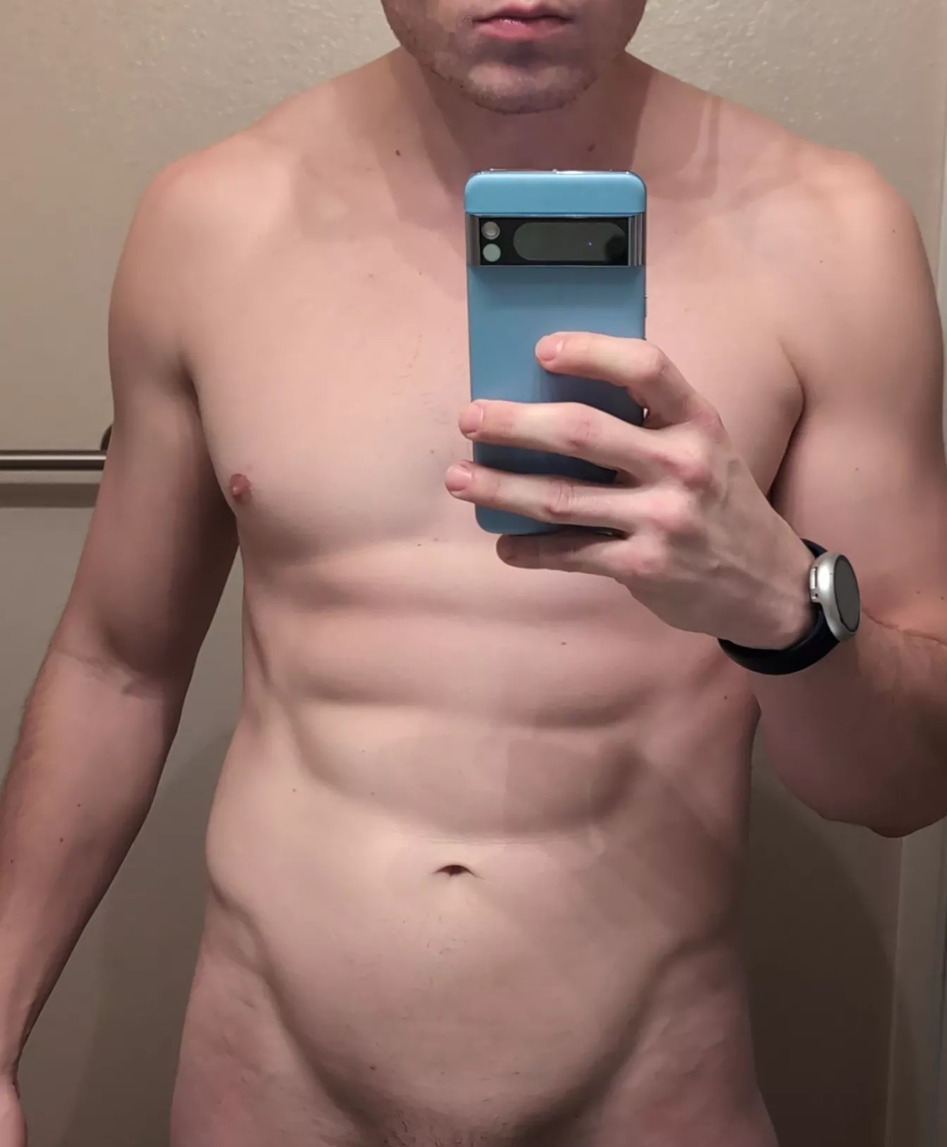 I want your tongue going down this V until you reach my 😈