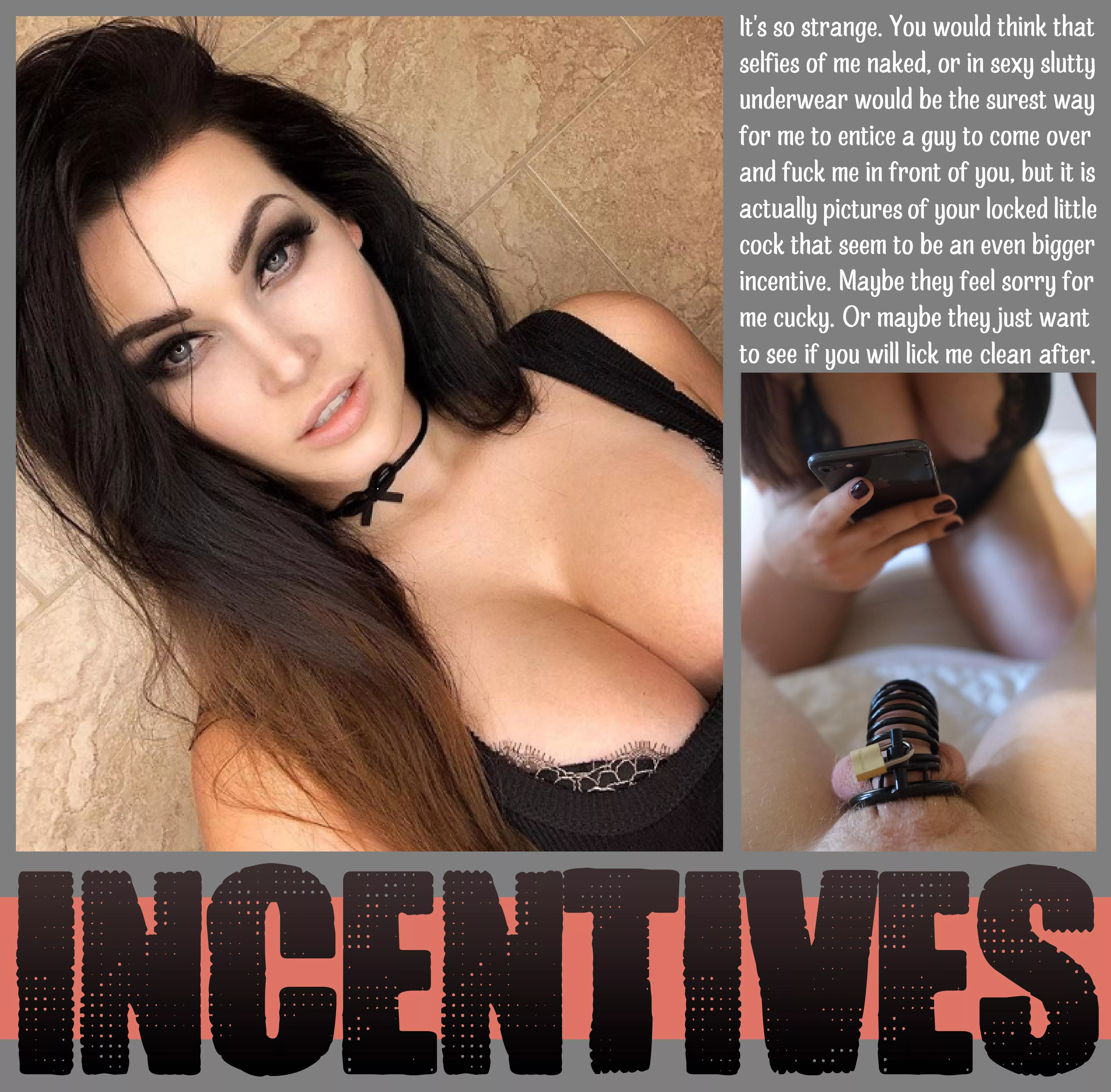 INCENTIVES [chastity] [cuckold] [exposure]