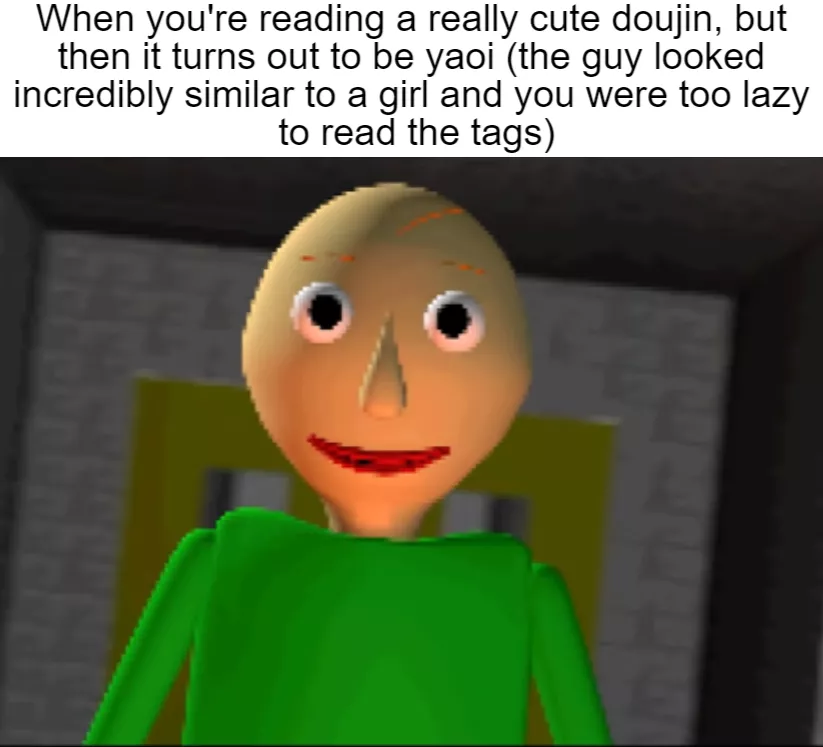It sucks because now, if you keep reading, it makes you gay