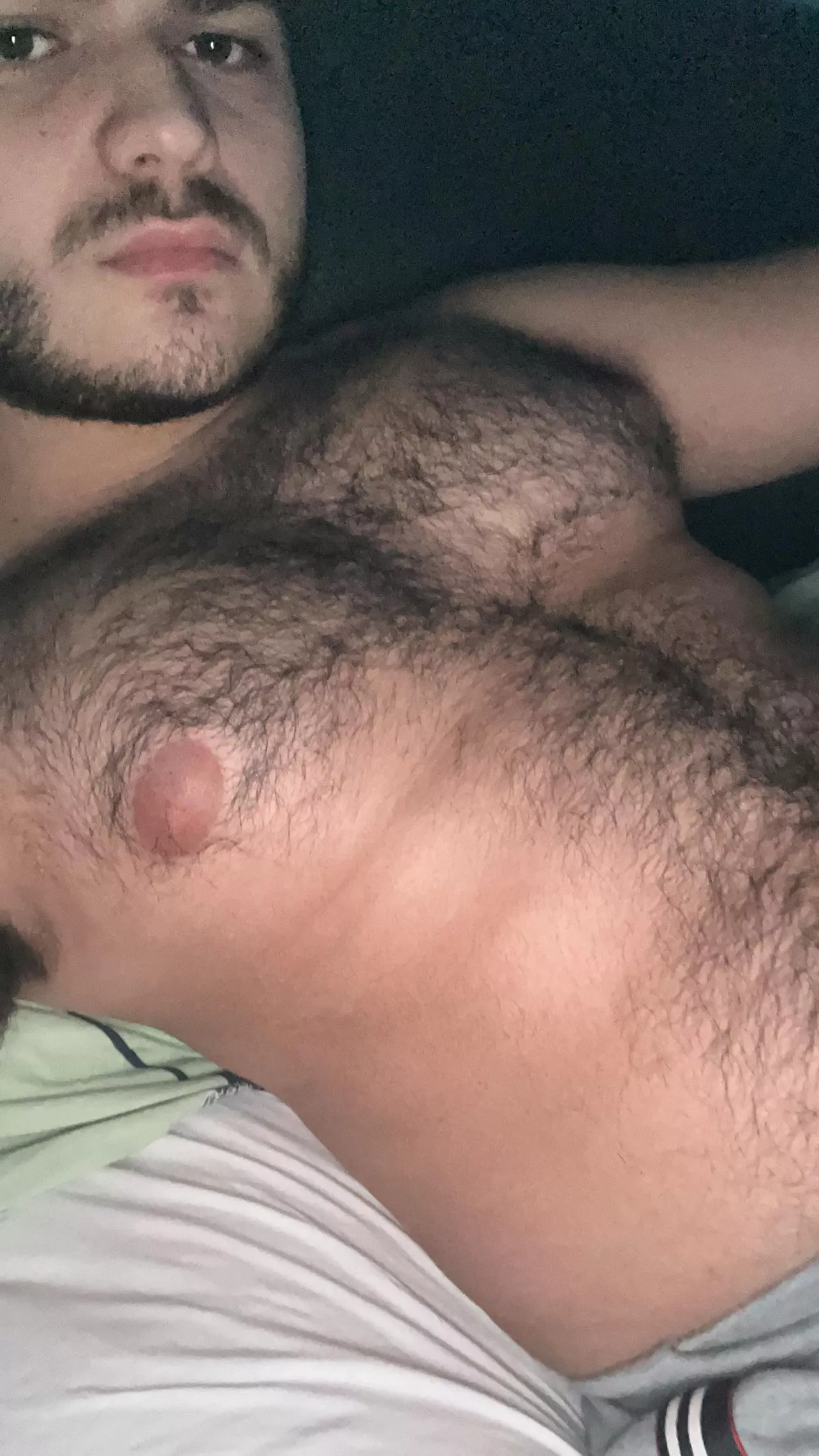 My hairy chest needs to be cleaned any volunteers?